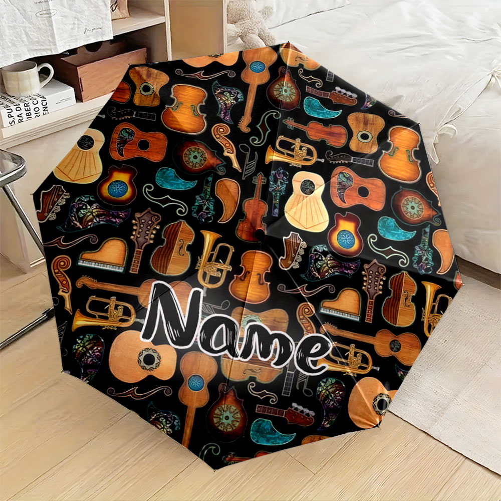Musical Instrument And Names - Payung dengan Nama Sesuai Pesanan, Desain