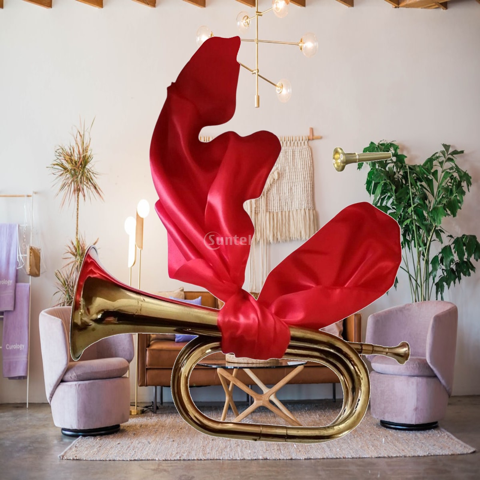 Musical Instrument Bugle - Terompet Bugle Logam Lembaran, Instrumen Musik