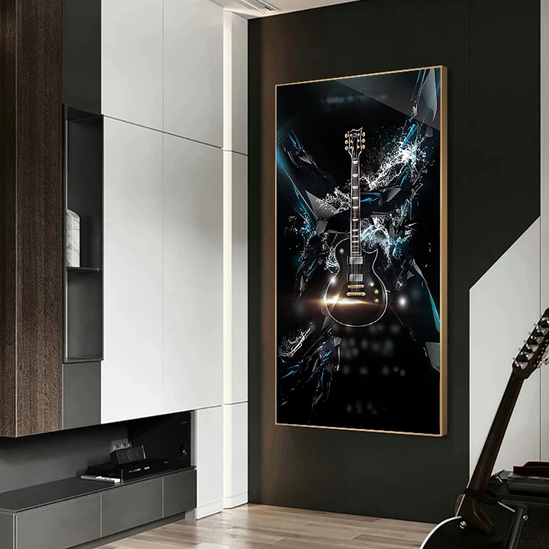 Alat Musik Gitar dengan Poster - Picture Of Musical Instrument ulasan dan harga