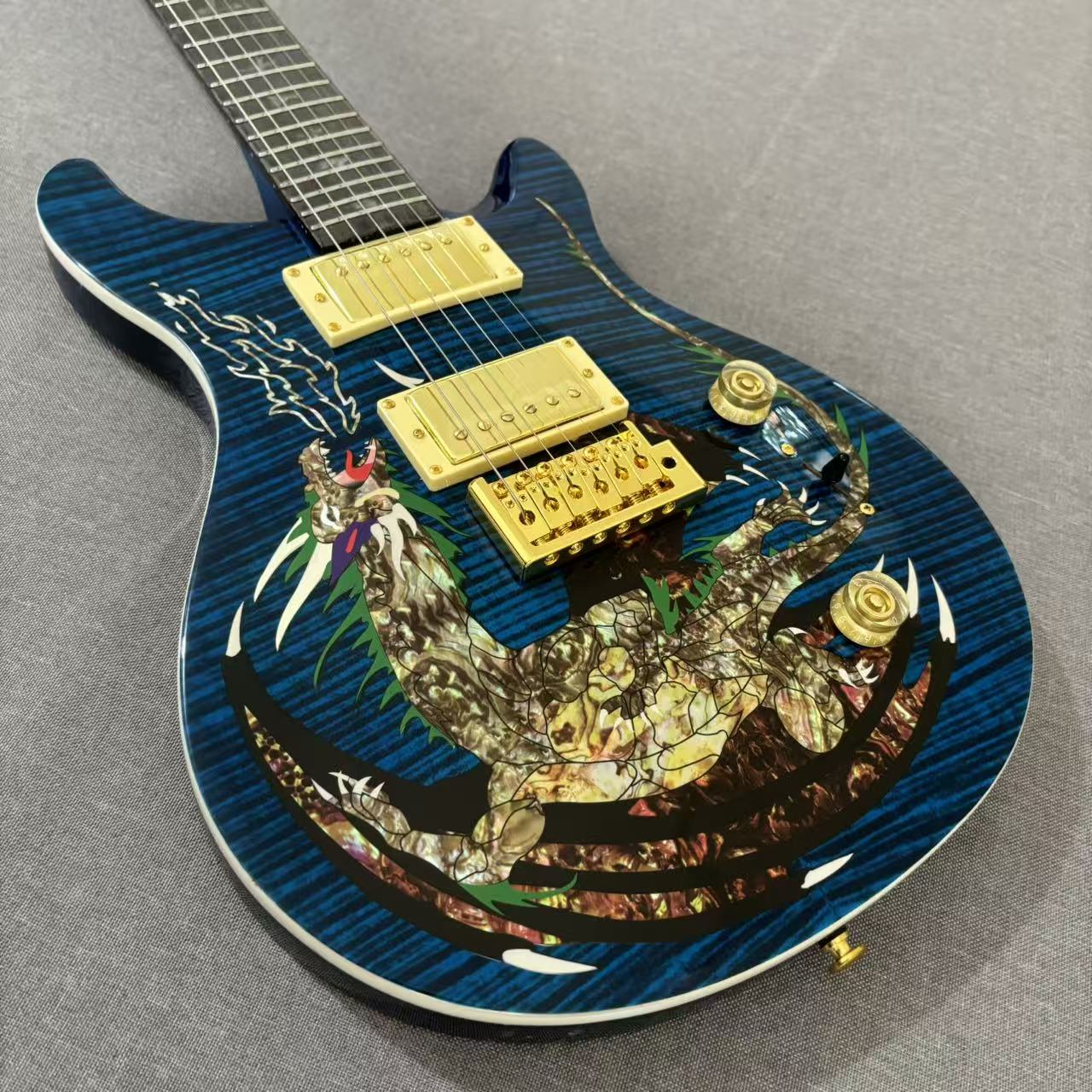 Gitar Elektrik Biru Edisi Akhi - Musical Instrument Harmonium ulasan dan harga